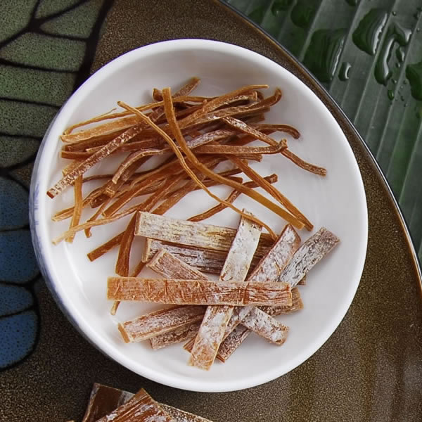 Dried bamboo shoots in Chinese canned food