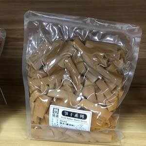 Dried bamboo shoots canned food