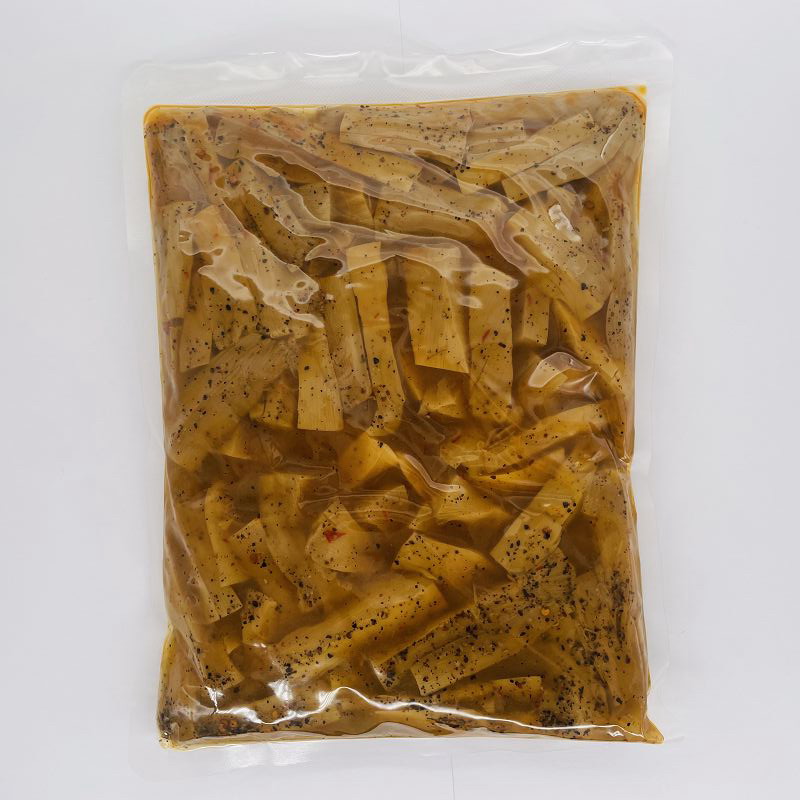 Menma Prepackaged Vegetarian Flavored Seasoned Sliced Bamboo Shoot Slice