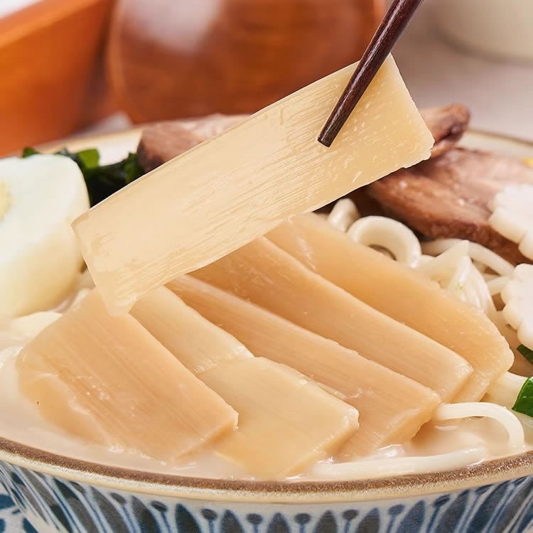 Ready-to-eat seasoned bamboo shoots