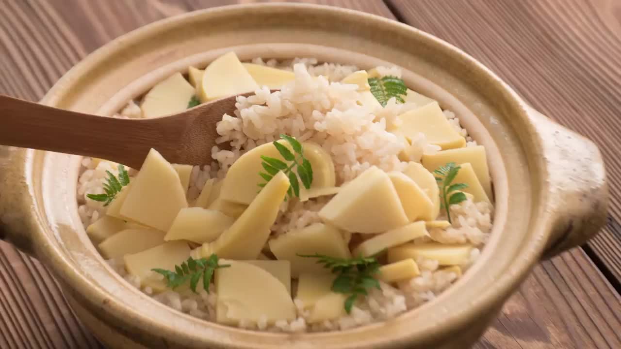 Bamboo Shoots Axe Rice