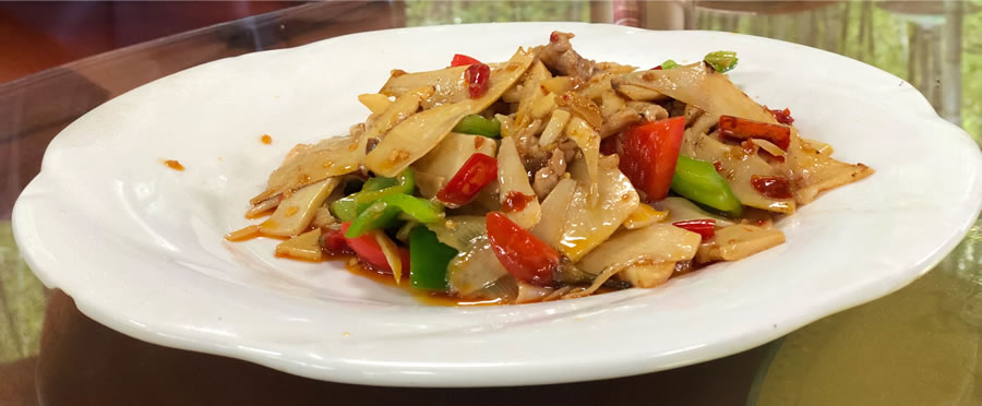 Sliced bamboo shoots recipe