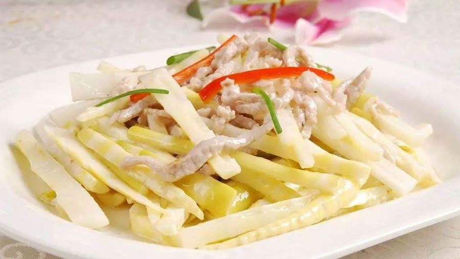 Strips Bamboo Shoots recipe