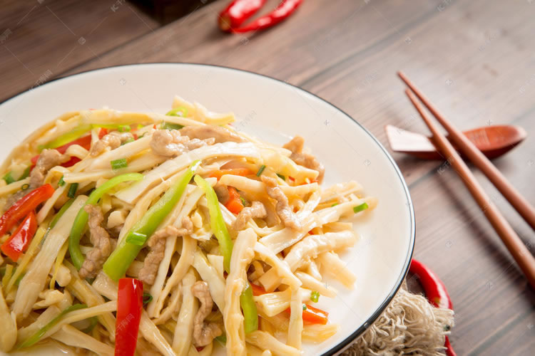 Strips Bamboo Shoots recipe