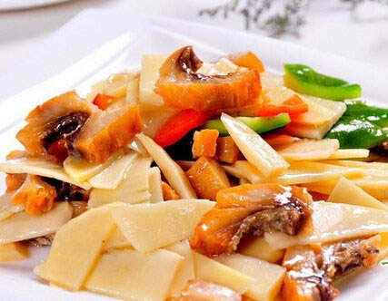 Sliced bamboo shoots recipe