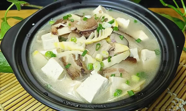 Sliced bamboo shoots recipe